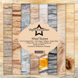 PF232 Dixi Paper Pack 15x15 cm Wood Texture