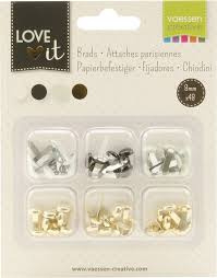 200201-001 Vaessen Creative splitpennen - Love it - 8mm - Round 48stuks