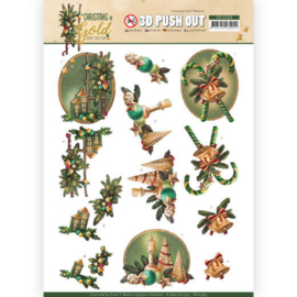 SB10369 Stansvel A4 - Christmas Gold - Amy Design