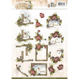 CD10906 Knipvel A4 - The Nature Christmas - Marieke Design