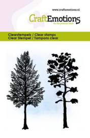 130501/5022 CraftEmotions clearstamps 6x7cm - Bomen
