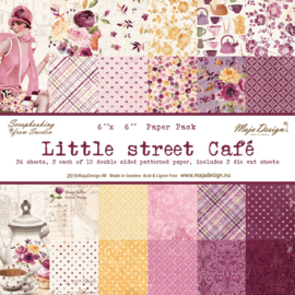 Paperpad 15.2 x 15.2 cm  Little Street Café - Maja Design