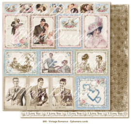 840 Scrappapier dubbelzijdig - Vintage Romance - Maja Design