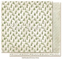 1306 Scrappapier dubbelzijdig - Woodland Christmas  - Maja Design - Pakketpost