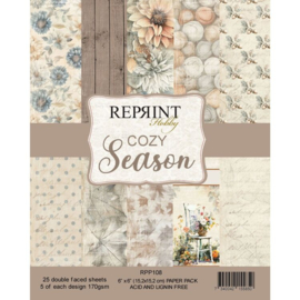 RPP108 Reprint Cozy Season 6x6 Inch Paper Pack