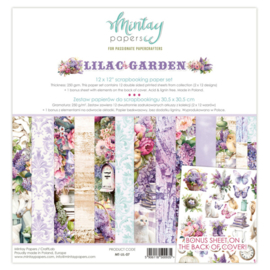 Paperpad 30.5 x 30.5 cm Lilac Garden - Mintay - PAKKETPOST!
