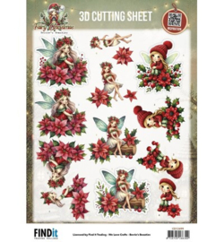 CD12499 - 3D-knipvel – Poinsettia