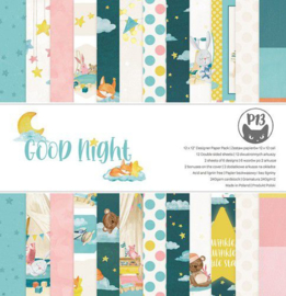 Piatek13 - Paper pad Good Night 12x12 P13-GNT-08 12x12 - PAKKETPOST!
