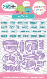 CDJD-0063 CarlijnDesign snijmallen Koffietijd
