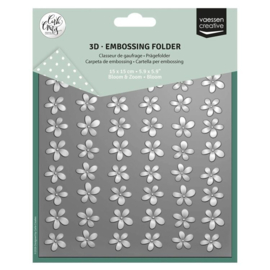 CAR0311 Vaessen Creative - Carla Creaties - Bloom & Zoom - Embossing Folder - Bloom