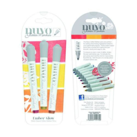 Glittermarker set Ember Glow -  Nuvo