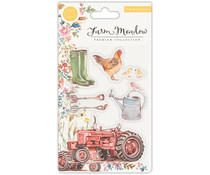 CCSTMP024 Clear Stamp Farm Meadow - Craft Concortium