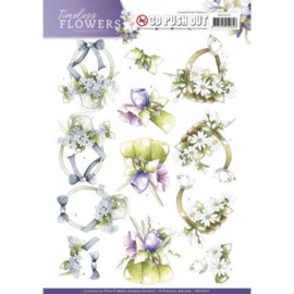 SB10257 Stansvel A4 - Timeless Flowers - Marieke Design