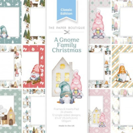 PB2129 The Paper Boutique A Gnome Family Christmas Frames & Insert Papers For 6x6 Cards