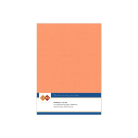 10 Soft Orange - Linnen Karton A5 - 10 stuks - 240 gram - Card Deco