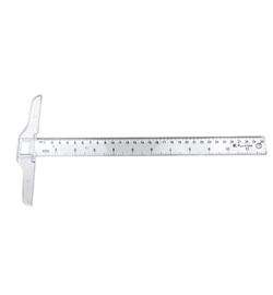 TRU001 - T-ruler plastic - Nellie Snellen