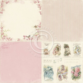 PD3702 Scrappapier - Vintage Garden - Pion