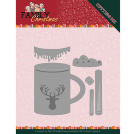 YCD10186 Snij- en embosmal - Family Christmas - Yvonne Creations
