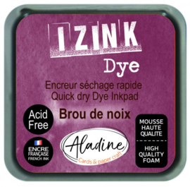 19267 Inkpad Izink Dye Marron Brou