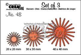 Set of 3 48 - Snijmal - Crealies