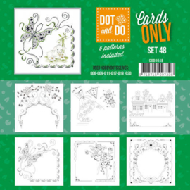 CODO048 Dot en Do 4kant Cards Only nr. 48 - 6 stuks