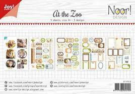 6011-0413 Paperset A4 At the Zoo - Joy Crafts