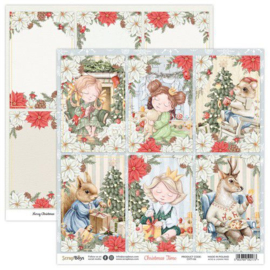 ScrapBoys Christmas Time paper sheet DZ CHTI-06 190gr 30,5cmx30,5cm - PAKKETPOST!