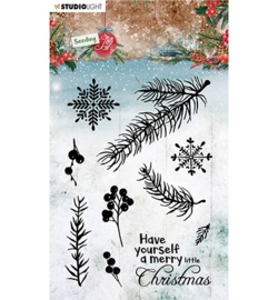 SL-SJ-STAMP51 - SL Clear stamp Branches/berries Sending Joy nr.54