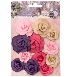 JMA-VD-FLOW11 - Paper Flowers 3, 4 and 5 cm Victorian Dreams nr.11