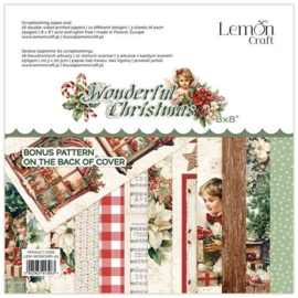 LemonCraft - Wonderful Christmas - Paper Pad 20.3x20.3 cm