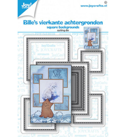 6002-1562 - Bille's vierkante achtergronden - Joy Crafts