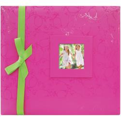 Scrapalbum Roze met groene strik - met passepartout - 12 x 12 inch - MBI