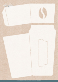 CDEST056 Stencil - Card Deco Essentials - Coffee Spots - A4