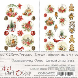 Craft O' Clock - Christmas Time - Digi Label set
