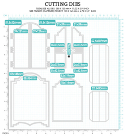 SL-ES-CD455 - 3D Closet card shape Essentials nr.455