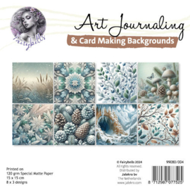 Art Journaling & Card Making Backgrounds Set 4 - 15x15cm