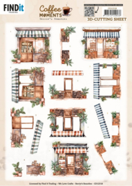 CD12318 3D Cutting Sheet - Berries Beauties - Coffee Moments - Coffee Shop