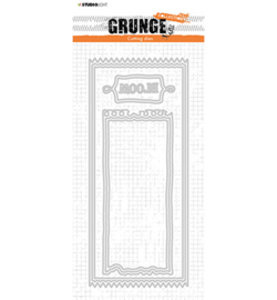 SL-GR-CD199 - Card shapes ticket Grunge Collection nr.199