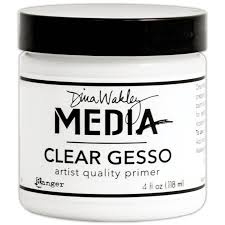 MDM46424 Dina Wakley Media Gesso Clear - Ranger - PAKKETPOST!!!