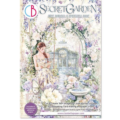 Secret Garden A4 Junk Journal Ephemera Book (32pcs) (CBB007)