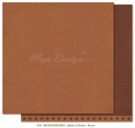 918 Scrappapier dubbelzijdig Monochromes - Denim and Friends - Maja Design
