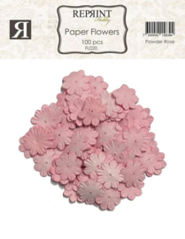 FL020 Reprint - Paper Flowers - Powder Rose