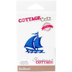 CCE393 Sailboat  - Snij- en embosmal - Cottage Cutz