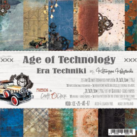 Paperpad 20,3 x 20,3 cm - 18 vel - Age of Technology - Craft o Clock