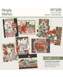 Simple Cards Card Kit 12x12 Inch Joyful Greetings (16035) - Pakketpost!