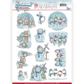 SB10277 Uitdrukvel A4  - Christmas Dreams - Yvonne Creations