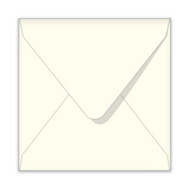 Enveloppen Ivoor 14x14 cm - 25 stuks