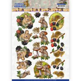 CD11648 3D vel A4 - Forest Animals - Amy Design