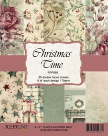 Christmas Time 6x6 Inch Paper Pack (RPP088)