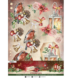 SL-MC-PS33 - Paper Set 3D Cutting sheets Magical Christmas nr.33